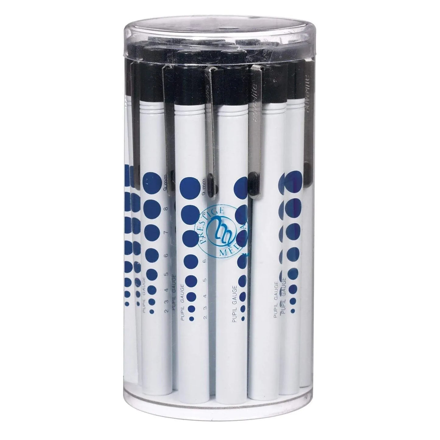 Prestige Medical Penlights White Pupil Gauge Cylinder Pack/20 Prestige Quicklite Penlight