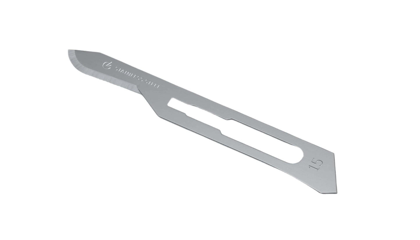 Razormed Razormed Sterile Surgical Scalpel Blades Stainless Steel Size 15