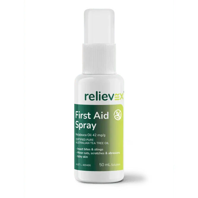 Relievex First Aid Spray 4.2% Tea Tree Oil