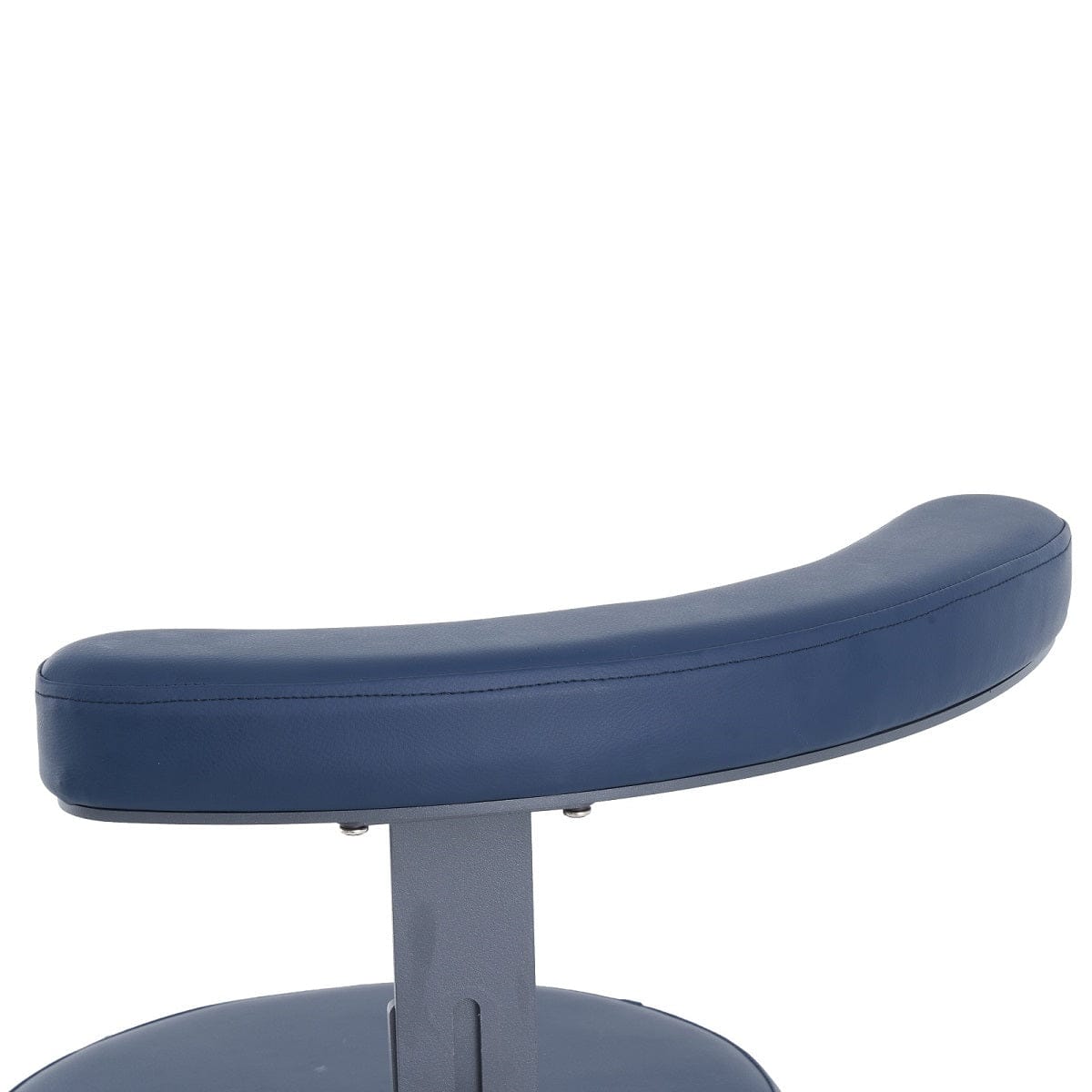 Round Stool With Armrest - Black