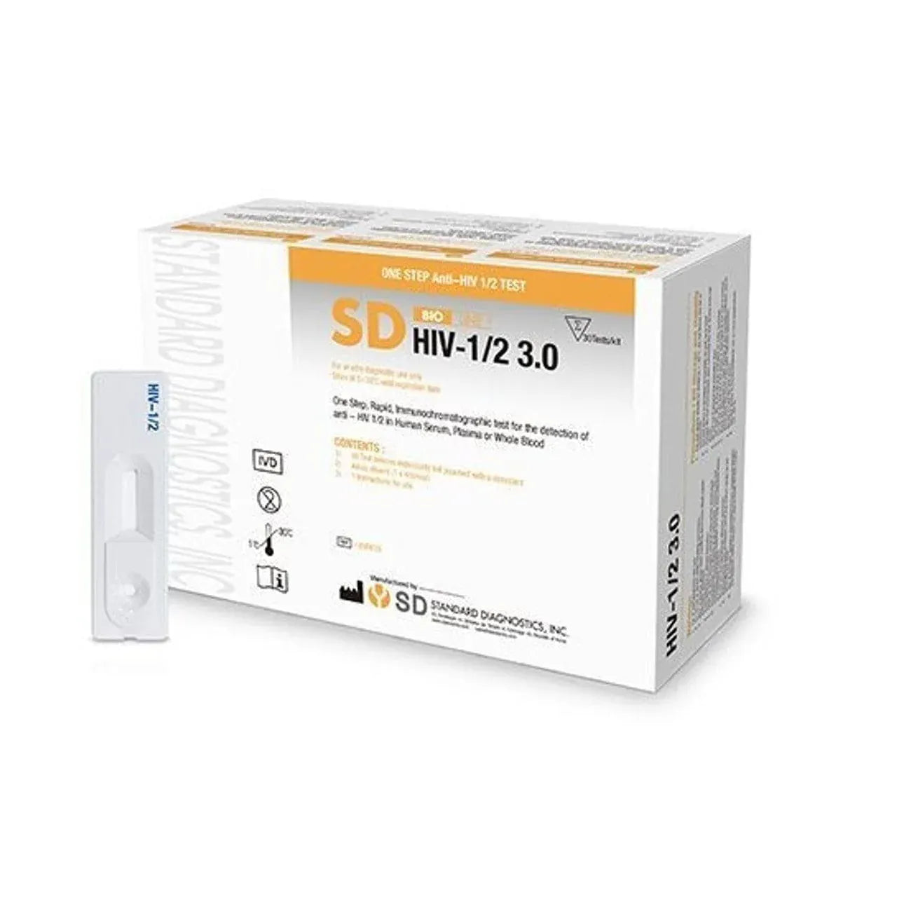 SD Bioline Diagnostic Tests SD Bioline HIV 1/2 3.0 Rapid Test - Immunochromatographic Assay