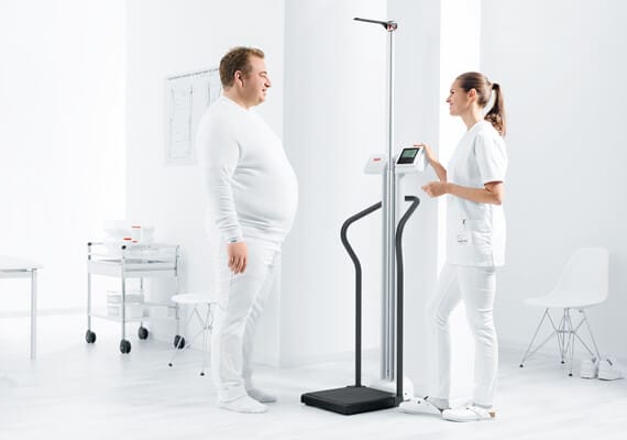 Seca 777 - Digital Column Scale with Standing Aid
