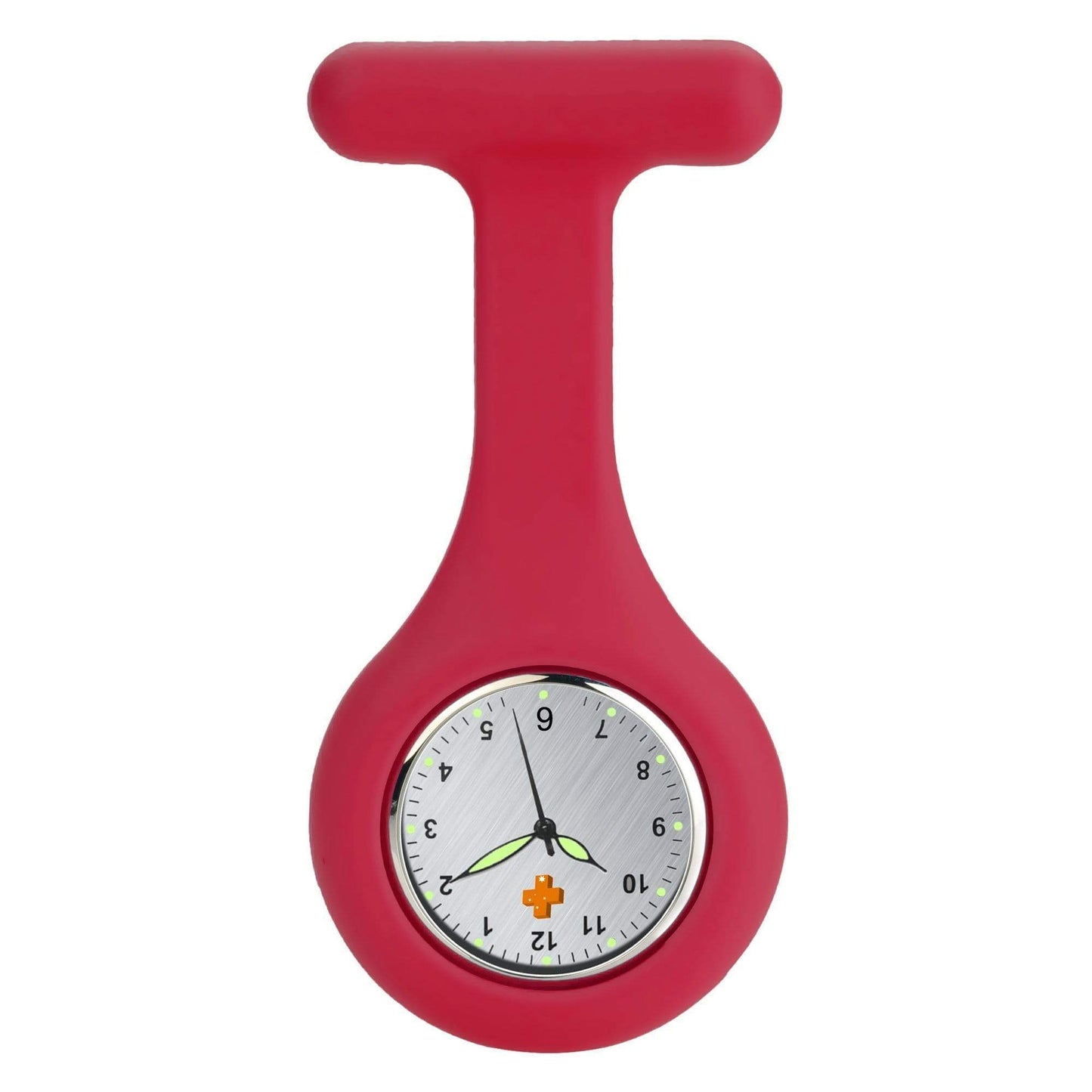 Medshop Fob Watches Silicone Nursing FOB Watch Burgundy
