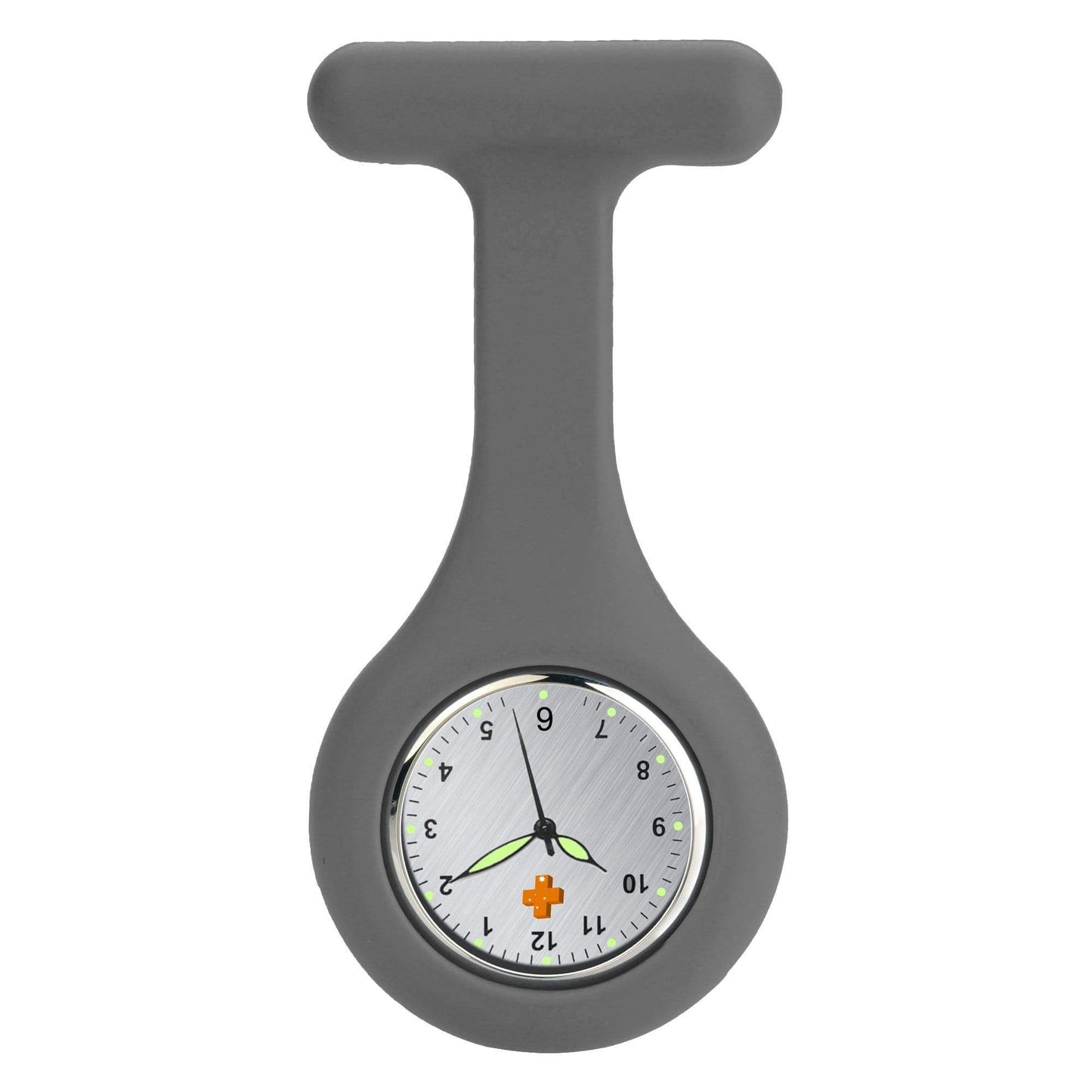 Medshop Fob Watches Silicone Nursing FOB Watch Dark Grey