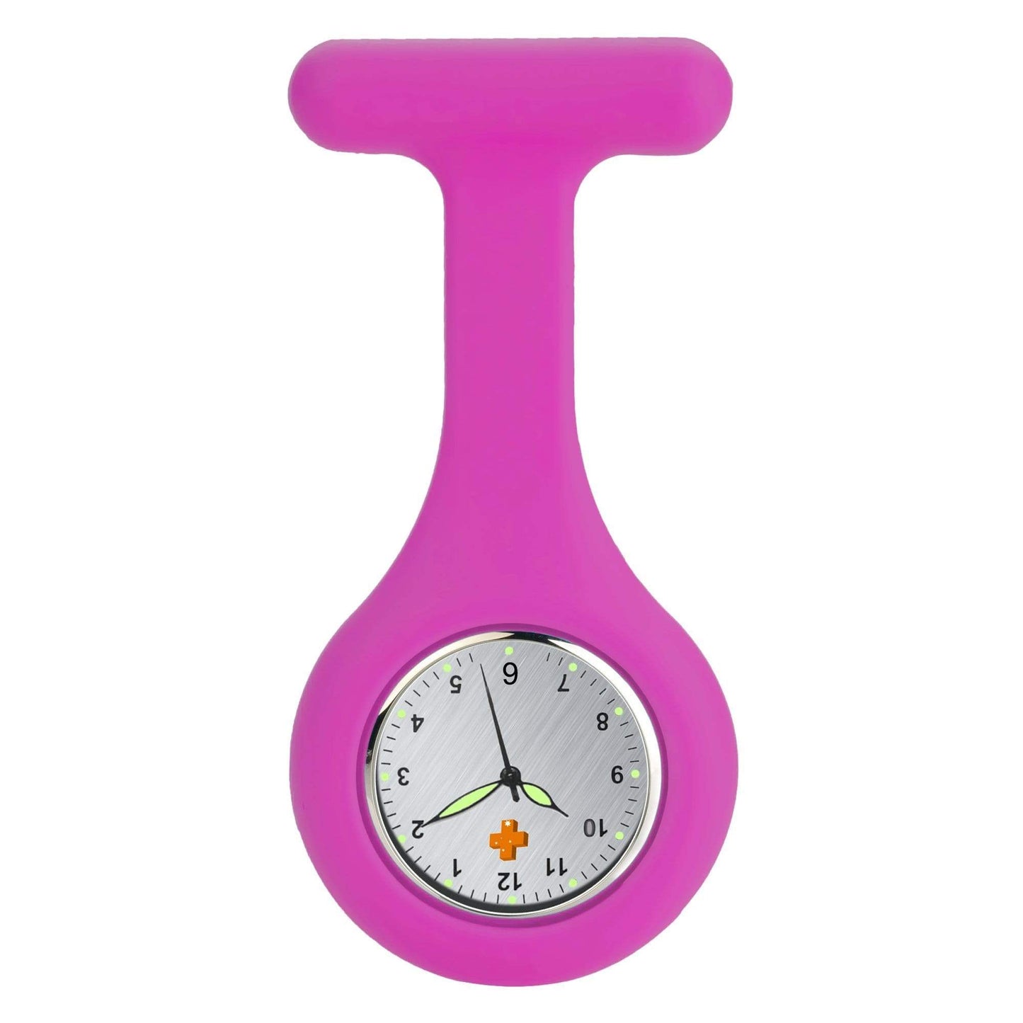 Medshop Fob Watches Silicone Nursing FOB Watch Dark Pink