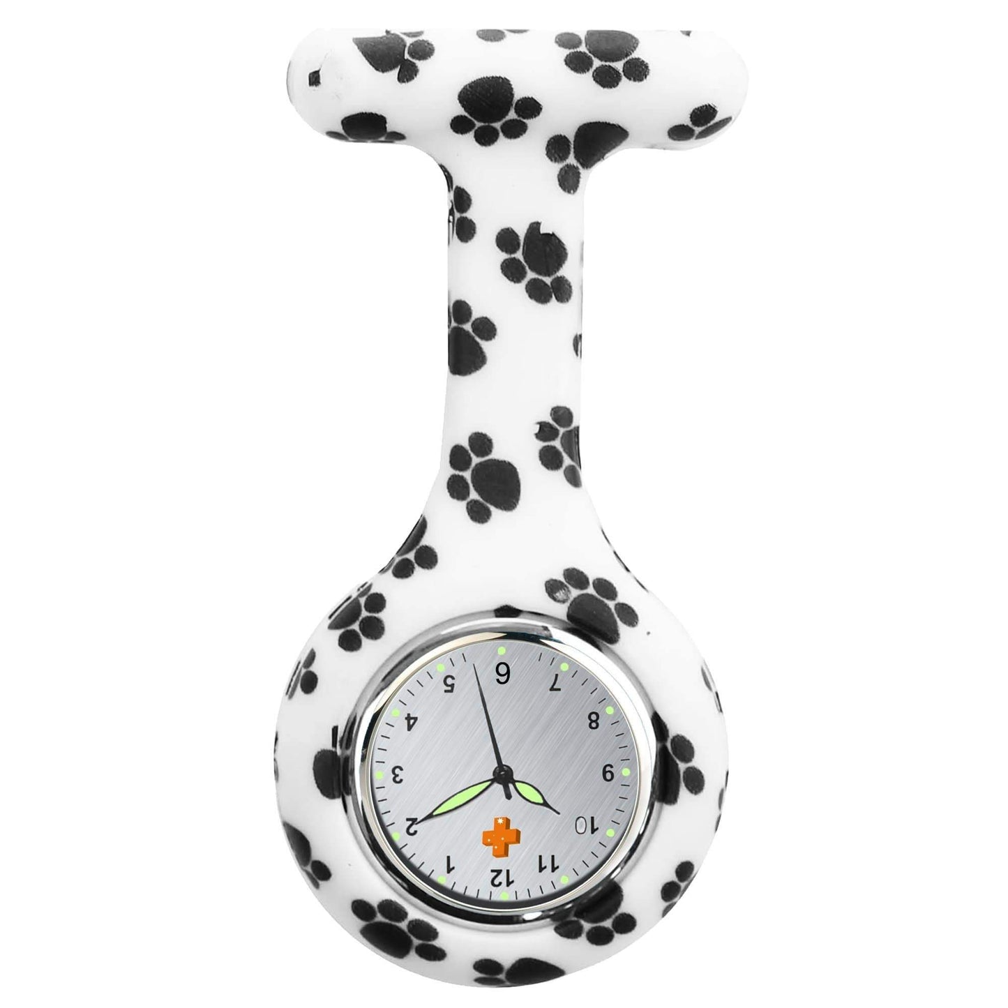 Medshop Fob Watches Silicone Nursing FOB Watch Paws