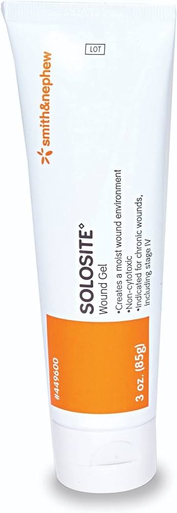Smith Wound Dressings Smith and Nephew Solosite Wound Gel 50g - Hydrogel Dressing for Moist Wound Heal