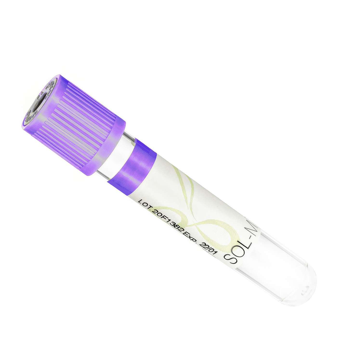 Sol-Millennium Blood Collection Sol-M Blood Collection Tube 13x100mm K2 EDTA 6ml Lavender