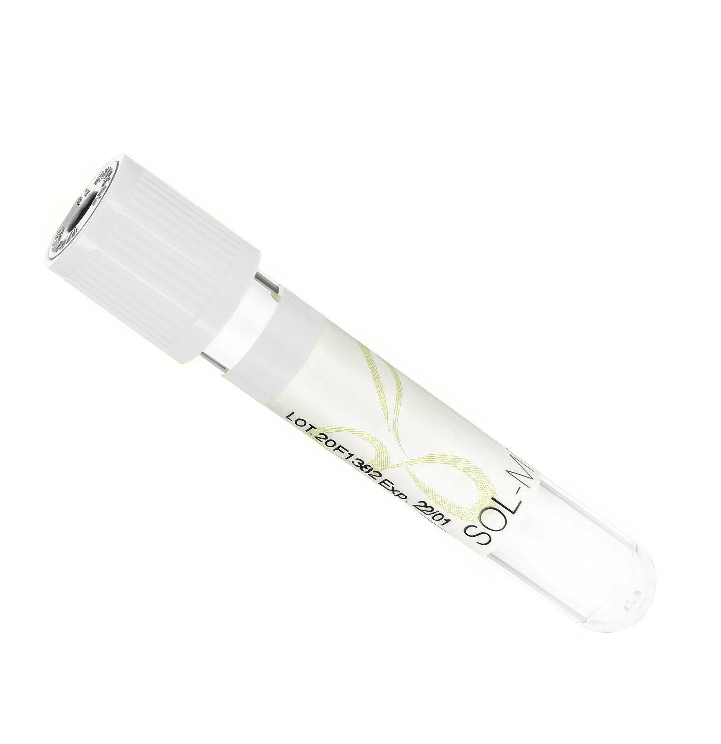 Sol-Millennium Blood Collection Sol-M Blood Collection Tube 13x100mm No Additive x6ml White