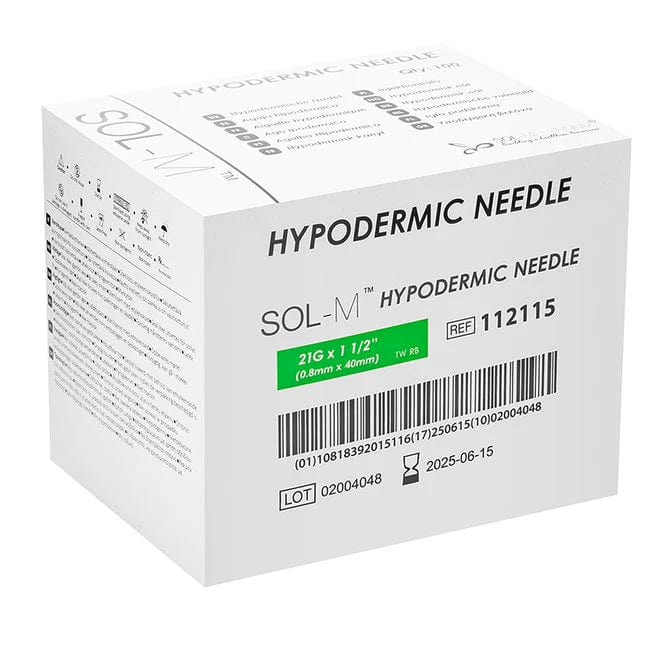 Sol-Millennium Hypodermic Needles Sol-M Hypodermic Needle 21G 50mm