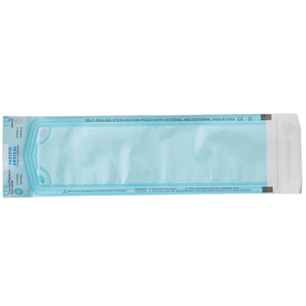 Sterilisation Self Sealing Pouch 70x260mm