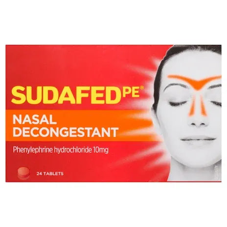 Sudafed PE Nasal Decongestant Tablets - Non-Drowsy Maximum Strength