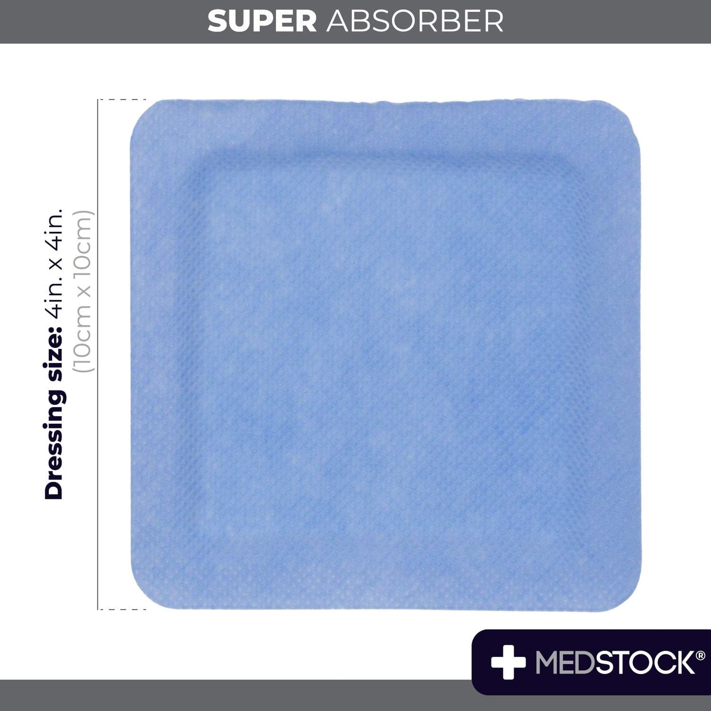 Super Absorber Dressing 10cm x 10cm