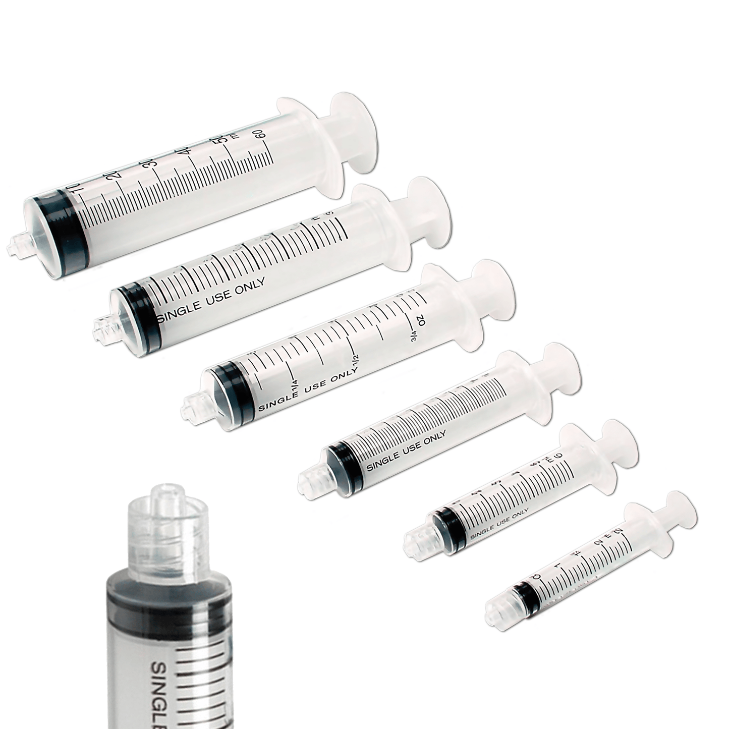 Superior Luer-Lock Syringes 3ml