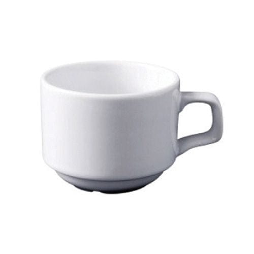 Super White Bar & Dining Superwhite Tea Cup Stackable 200ml/7oz