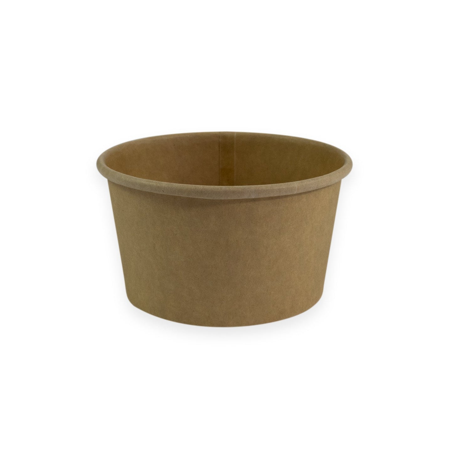 Sustain Disposable Food Packaging Carton of 500 Sustain Paper Round Bowl/Container Kraft Brown 12oz 115mm