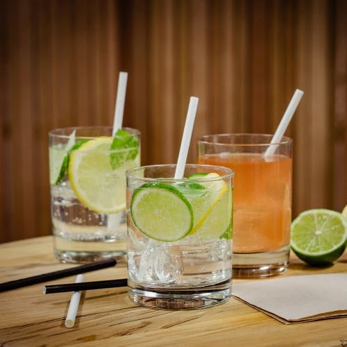 Sustain Paper Straw Cocktail 135mm White