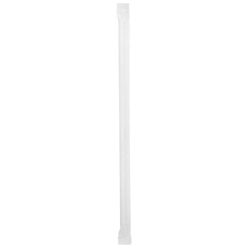 Sustain Disposable Food Packaging Carton of 2500 Sustain Paper Straw Regular White 210mm Wrapped