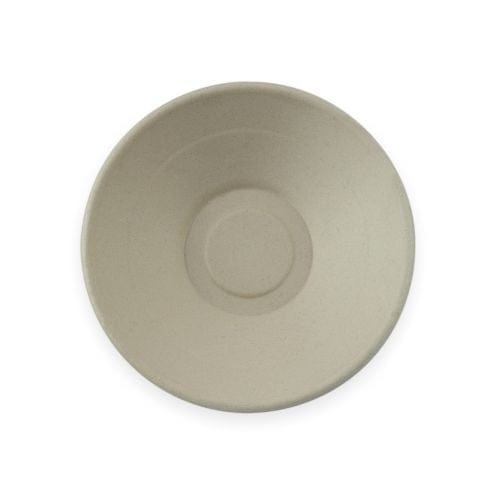 Sustain Disposable Food Packaging Carton of 400 Sustain Sugarcane Bowl Round Natural 24oz Salad/Noodle