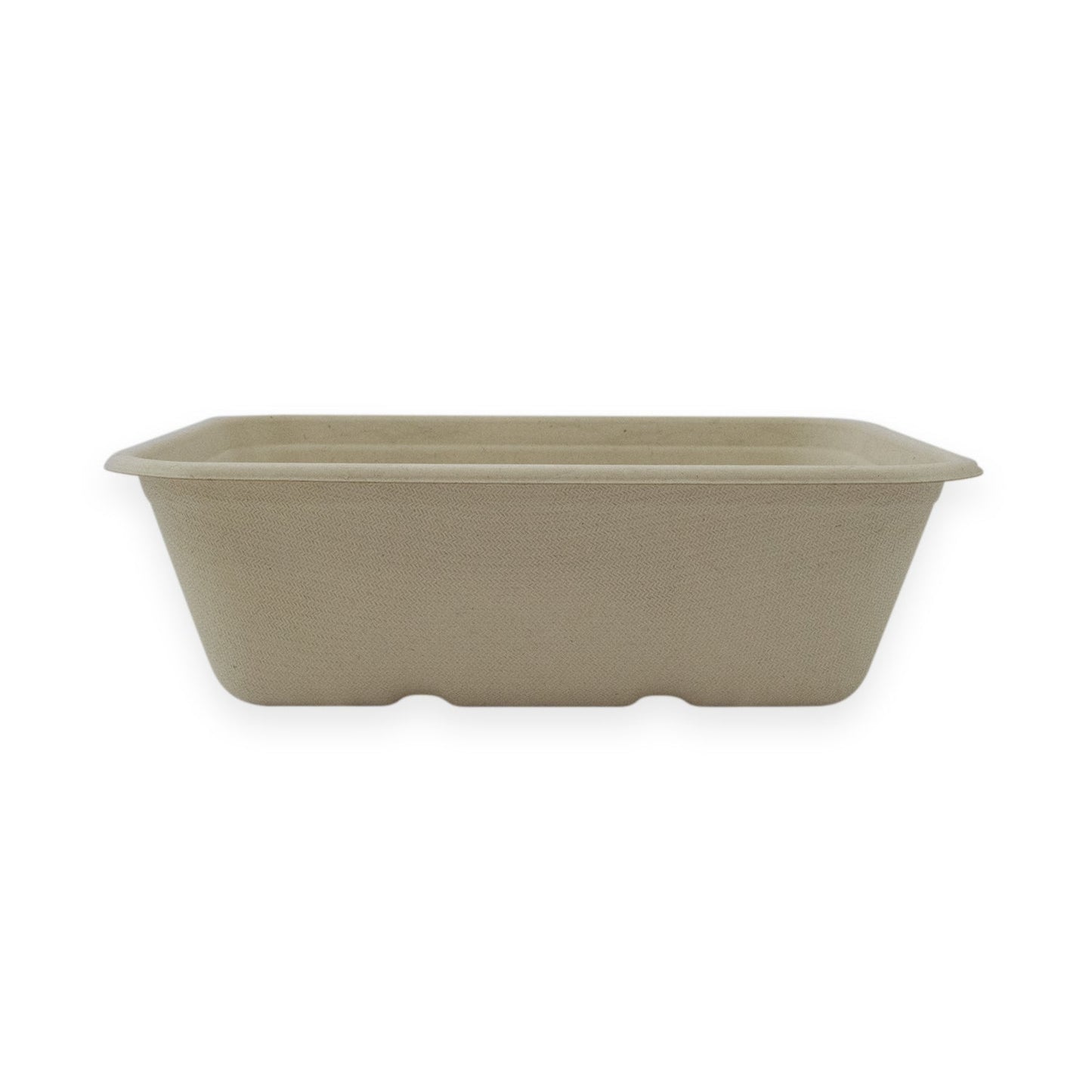 Sustain Disposable Food Packaging Carton of 500 Sustain Sugarcane Rectangular Container Natural 650ml