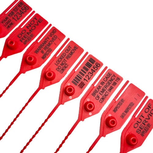 Tamper Evident Tamper Evident Plastic Light Break Security Seal (RED)