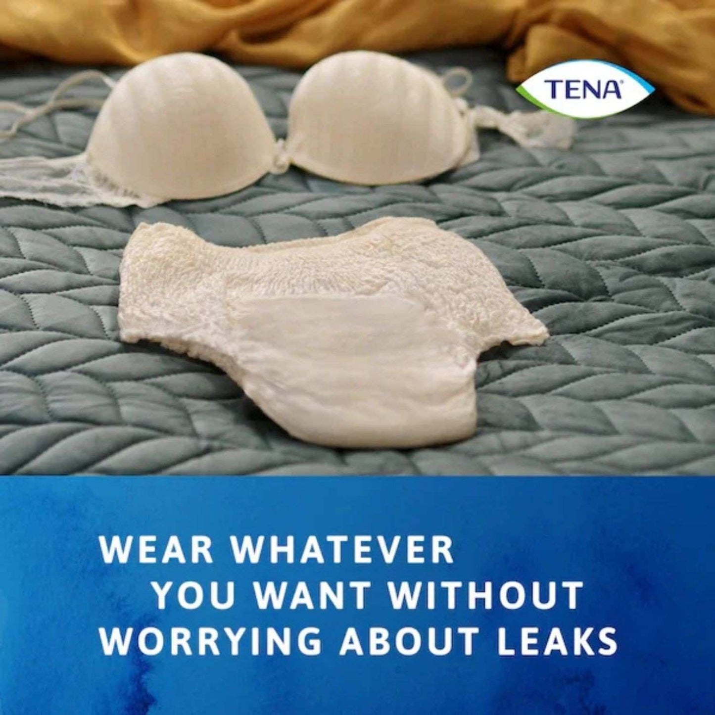 Tena Discreet High Waist Underwear - Creme Medium