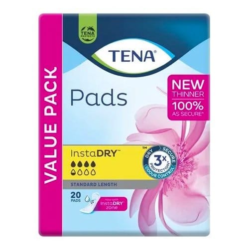 Tena Pad Standard Length InstaDry