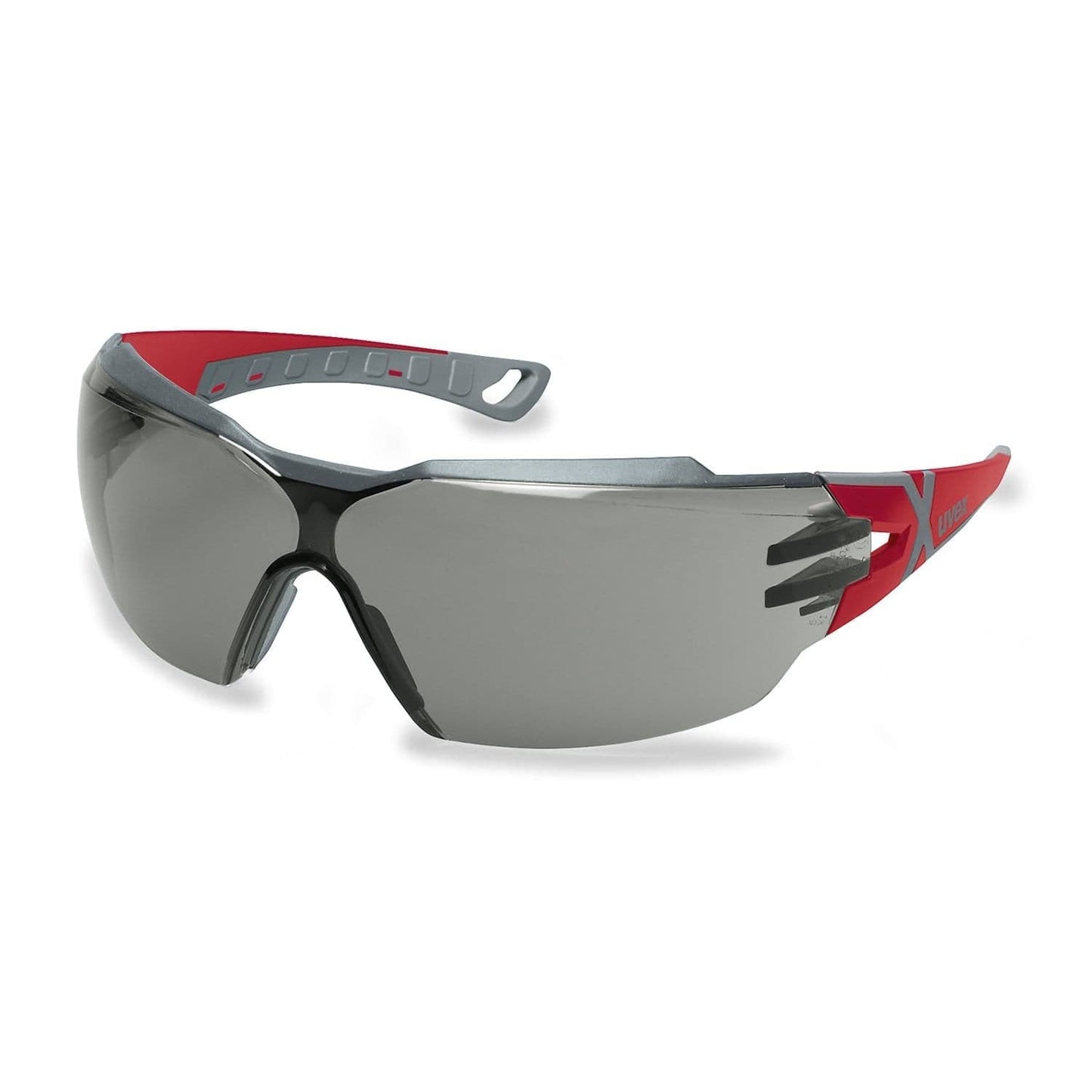UVEX Safety Glasses Grey / 14% / Red/Grey Arms / SV THS UVEX Pheos CX2 Eye Protection Spectacles