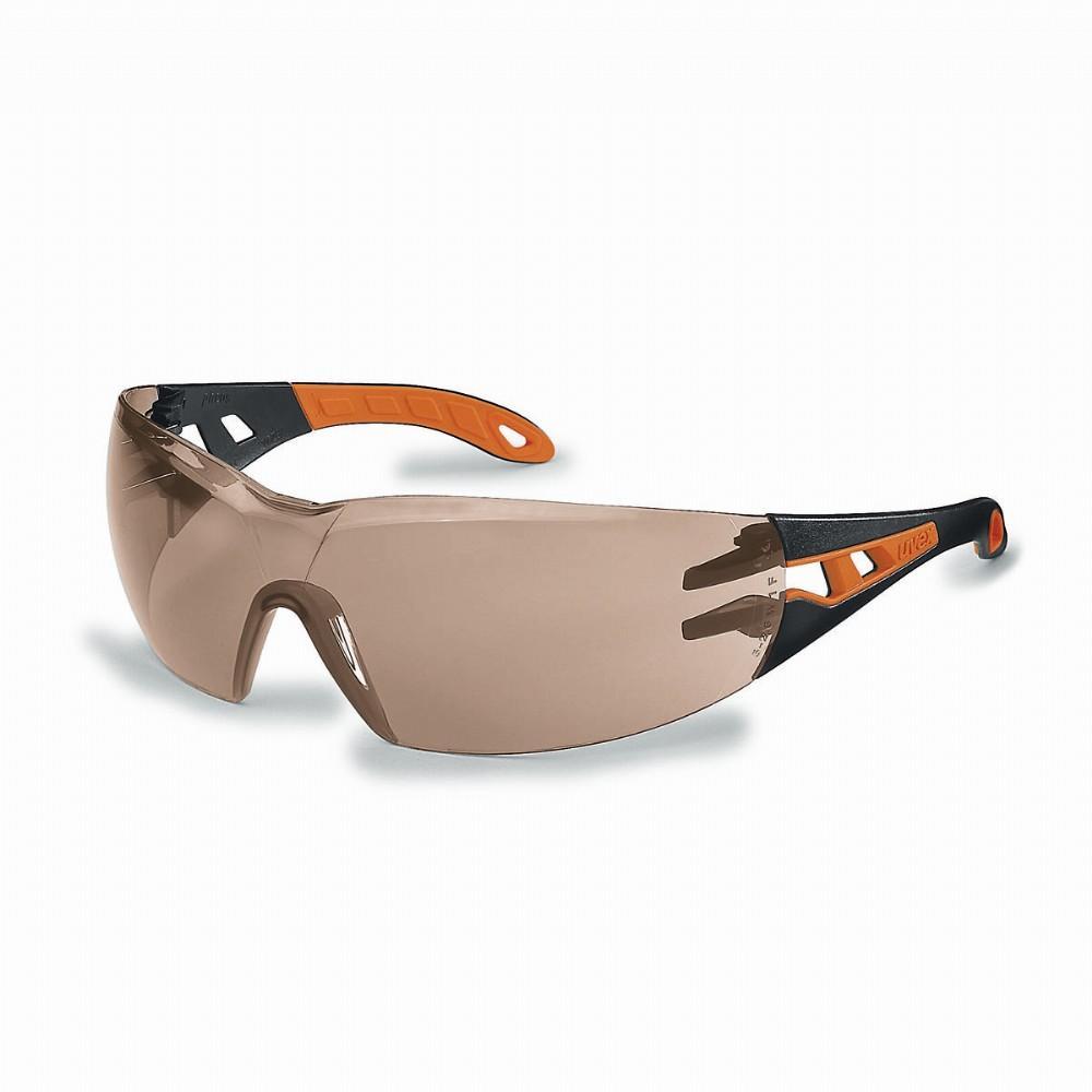 UVEX Safety Glasses UVEX Pheos With Guard Eye Protection Spectacles