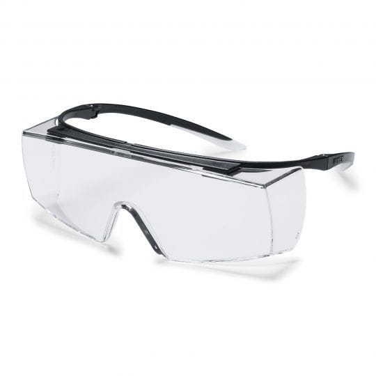 UVEX Skyper S Eye Protection Spectacles Clear SV Sapphire Lens Black Frame 3