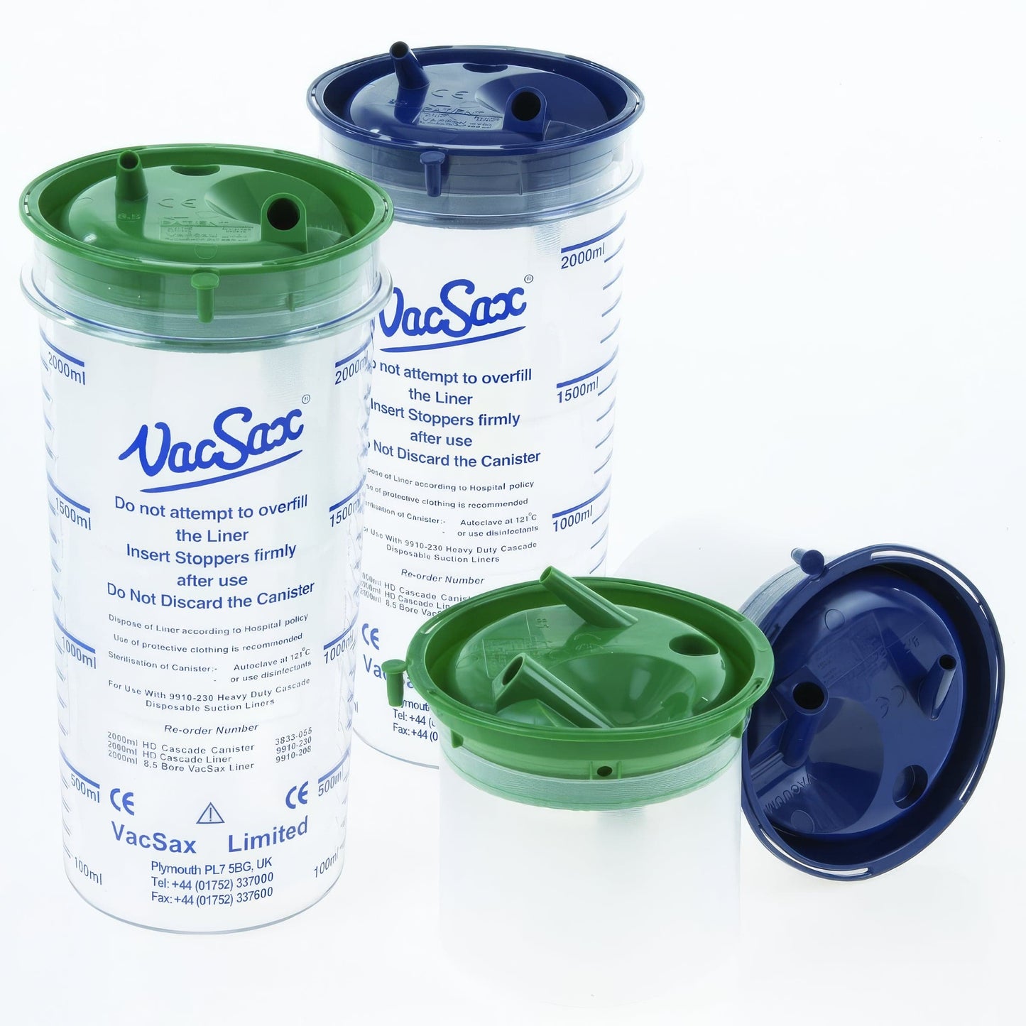 VacSax Bacticlear Liner 2L Standard