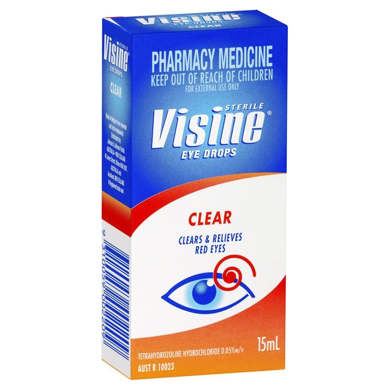 Visine Eye Care Visine Clear Eye Drops 15ml - Relieves Redness