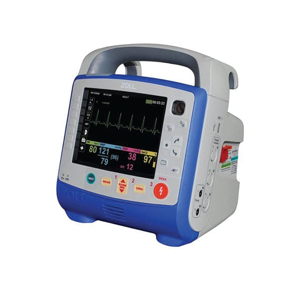 Zoll Defibrillator & Patient Monitor Zoll X Series Defibrillator CCT (Pacing, NIBP, SpO2, EtCO2, 12-Lead)