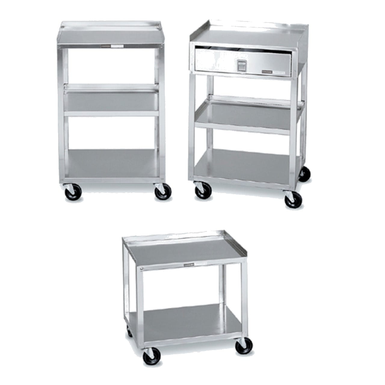 Chattanooga Stainless Steel Carts-Model MB-T (3 shelves)