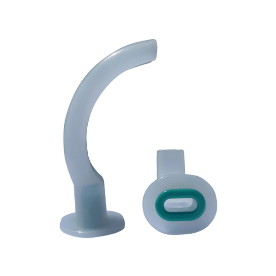 Aero Healthcare Airway Management #2 Small Disposable Guedel Airway 80mm (Green)
