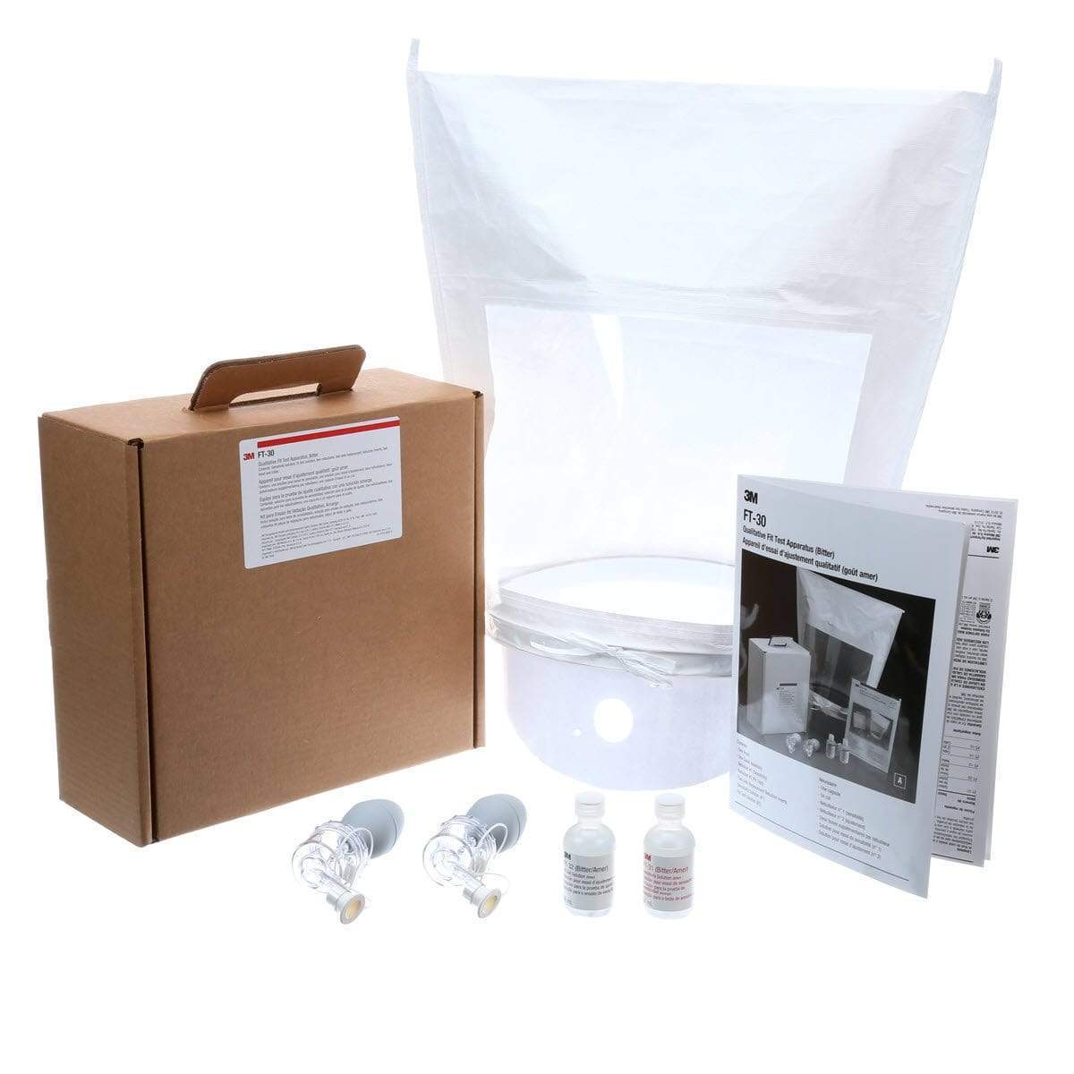 3M Healthcare Respirator Mask Fit Testing Qualitative Fit Test Apparatus Kit, Sweet (Saccharin) 3M Mask Qualitative Fit Test Kits