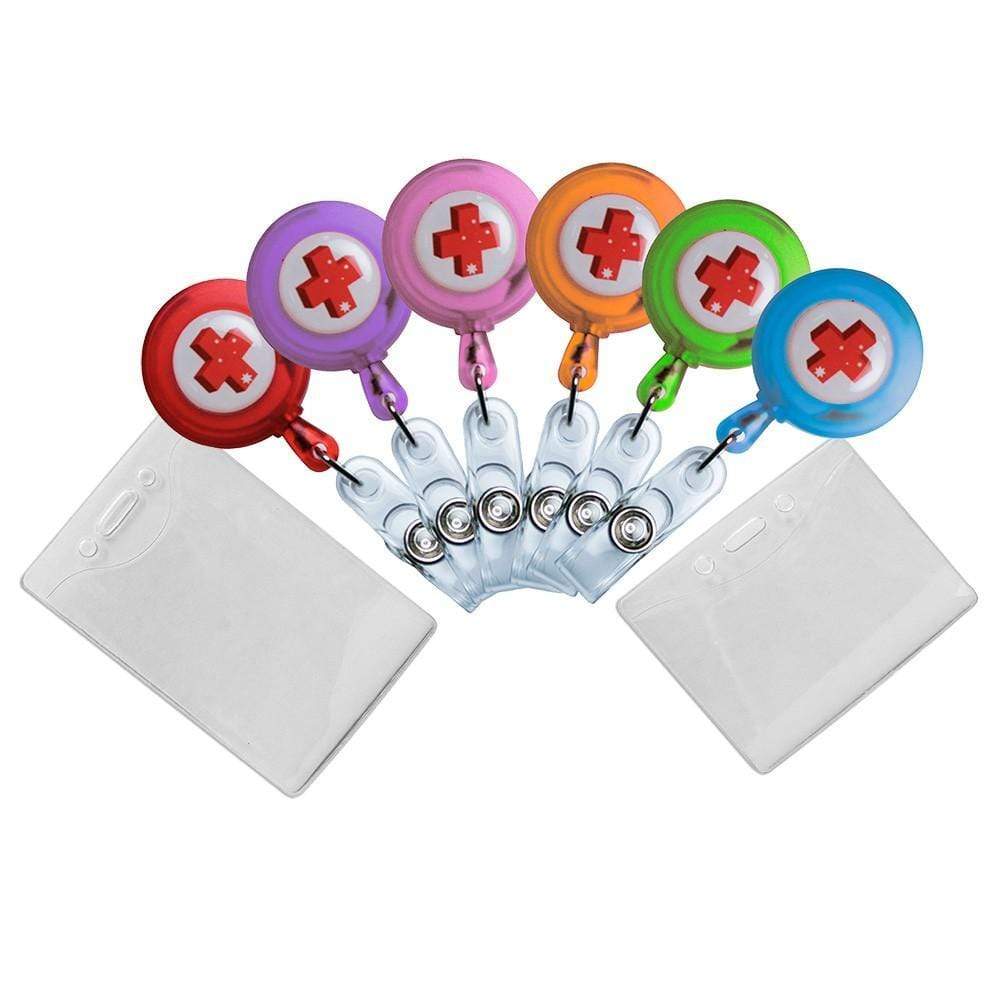 Spirit Medical ID Holder 6 Retractable ID + 2 card holders