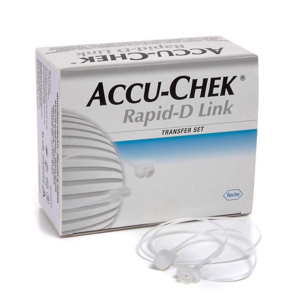AccuChek Blood Glucose Monitor Accessories Accu-Chek® Rapid D Link Transfer Set 70cm Bx10