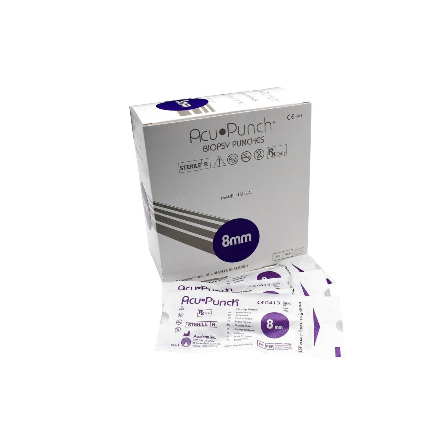 AcuDerm Disposable Biopsy Punches ACUDERM Disposable Biopsy Punch