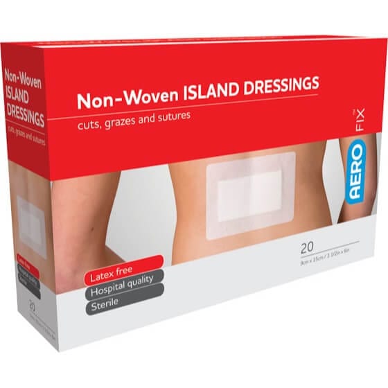Aero Healthcare Island Dressings 10cm x 15cm Aerofix Island Dressings