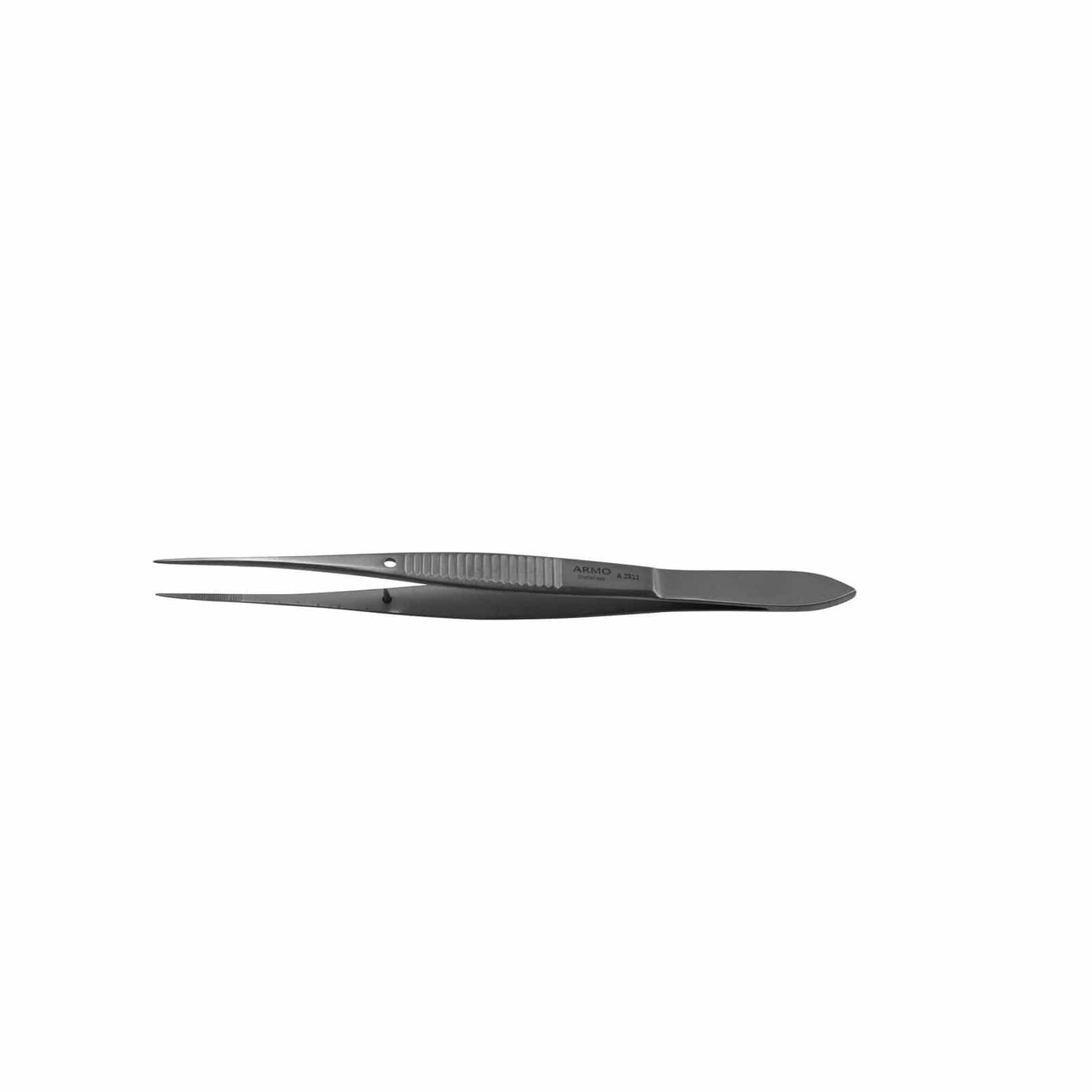 Armo Forceps 10cm / Straight / 1x2 Teeth Armo Graefe Iris Forceps