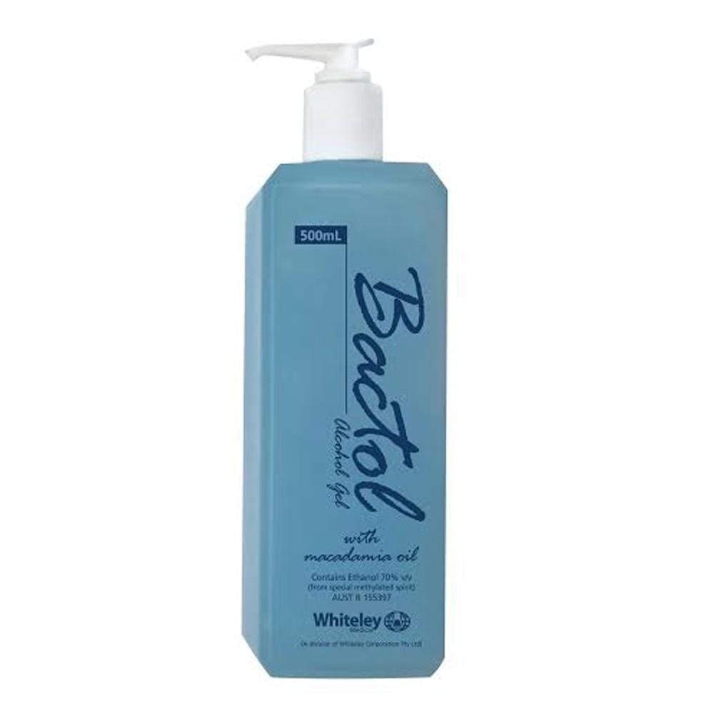 Whiteley Medical Hand Sanitiser 500ml Bactol Alcohol Gel Antibacterial Hand Gel