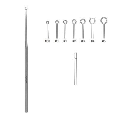 Professional Hospital Furnishings BUCK EAR CURETTE
