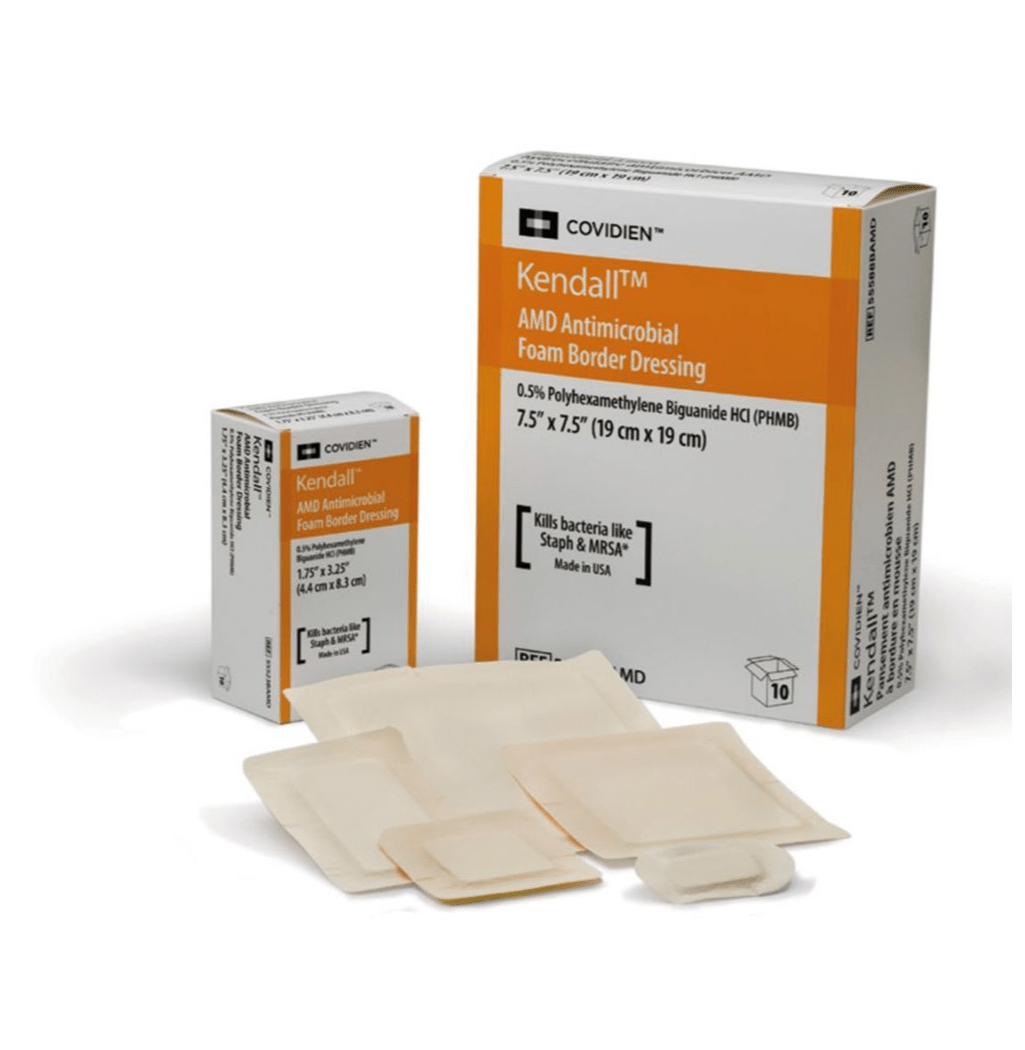 Cardinal Health Foam Dressing Cardinal Kendall AMD Antimicrobial Foam Dressing