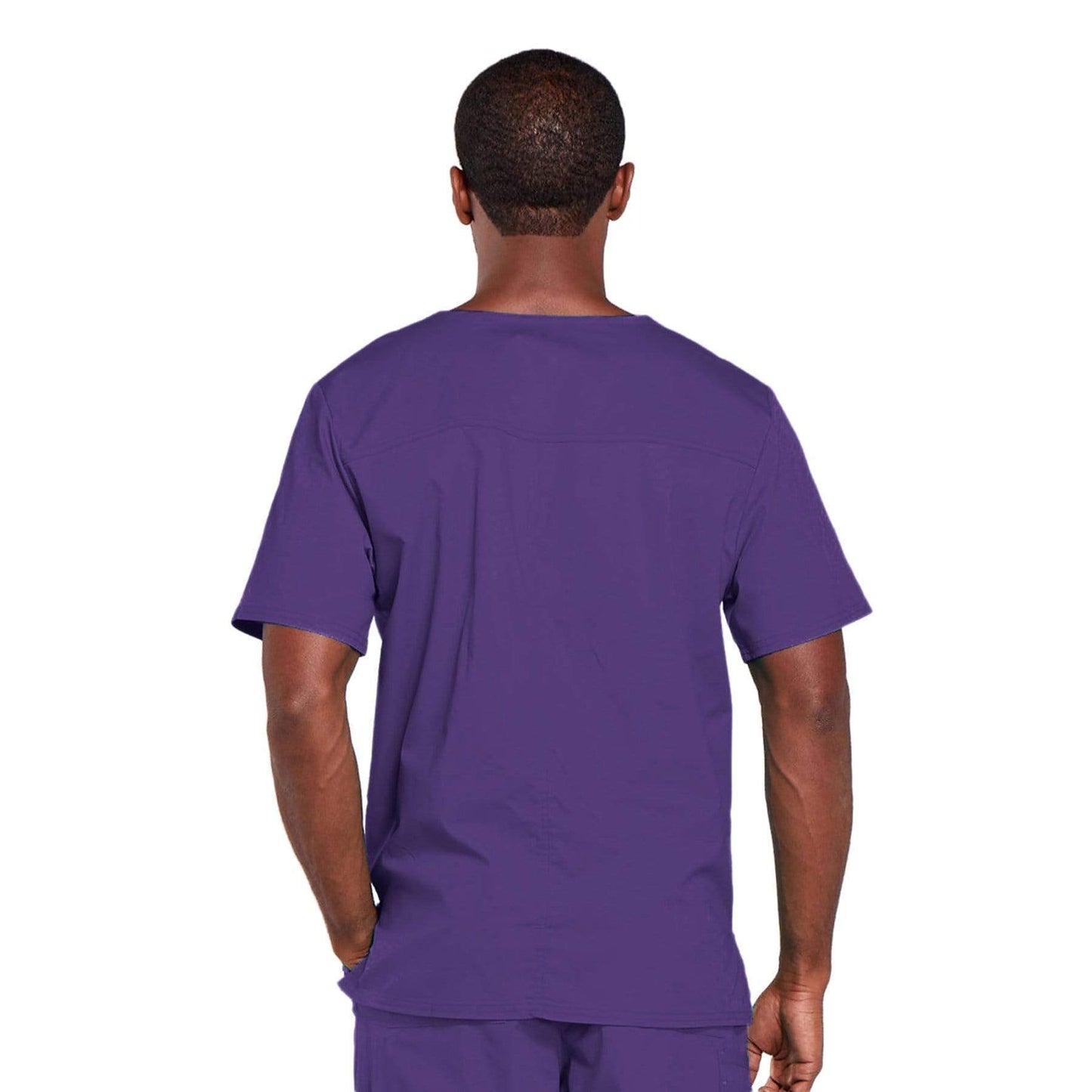 Cherokee Scrubs Top Cherokee Core Stretch 4725 Scrubs Top Unisex V-Neck Grape