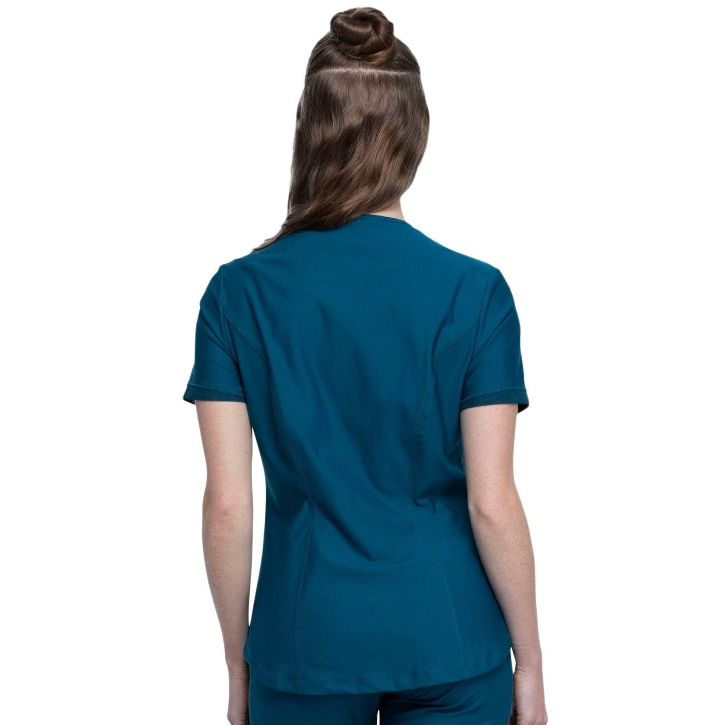 Cherokee Form CK840 Scrubs Top Women Blue
