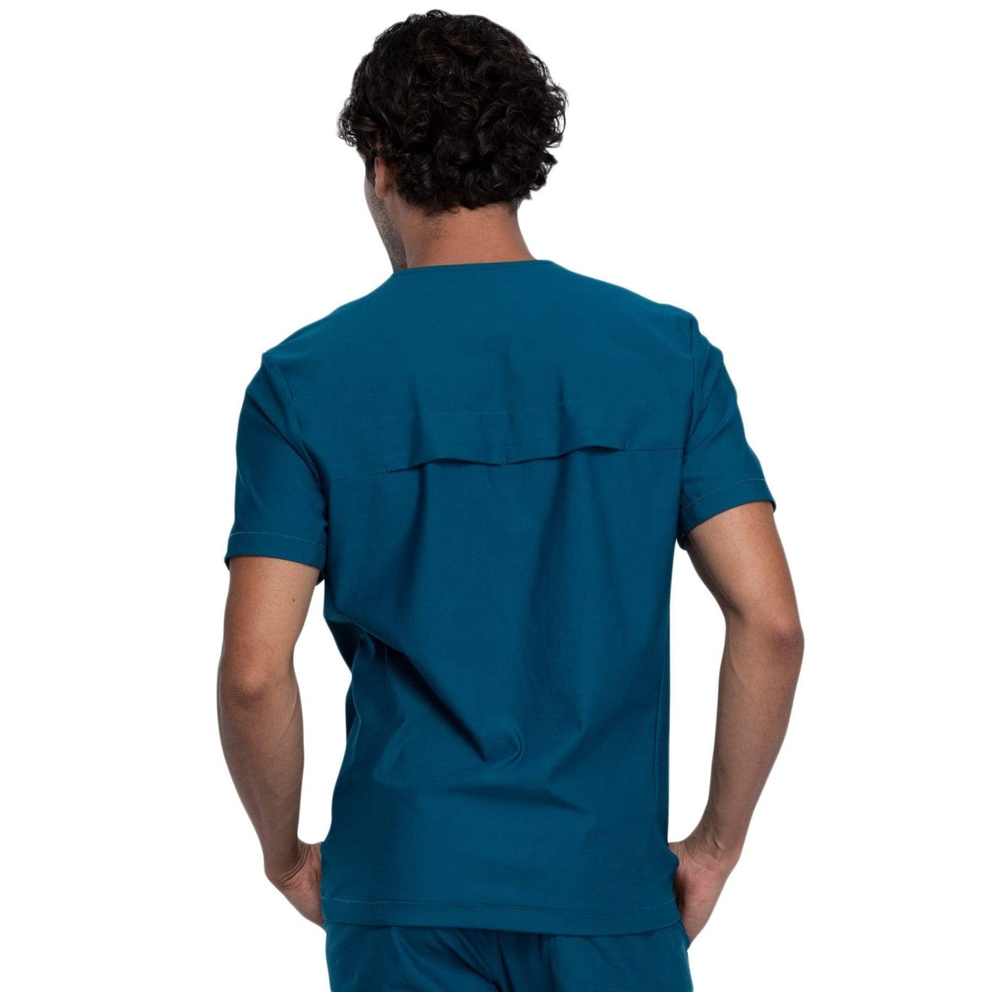 Cherokee Form CK885 Scrubs Top Men Blue