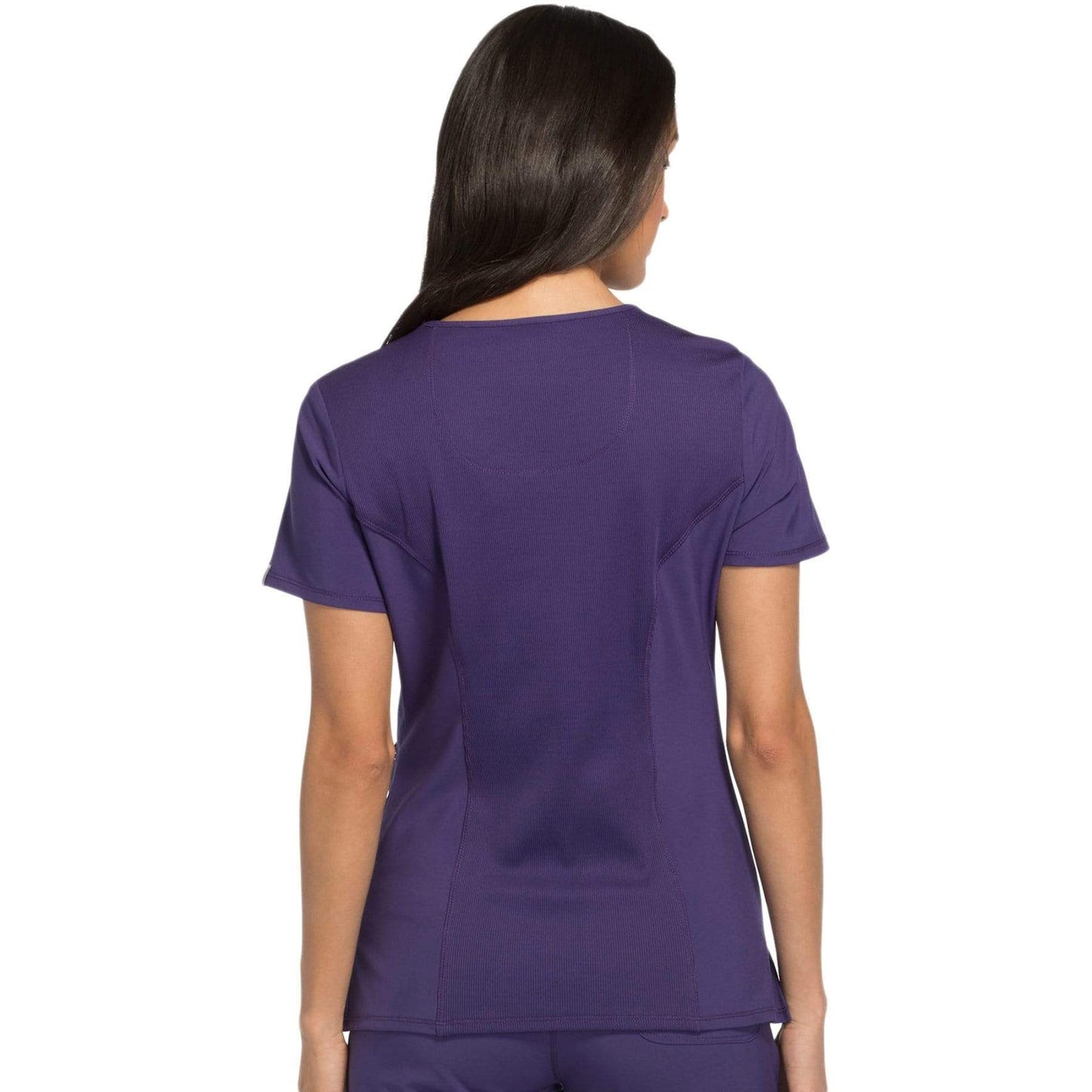 Cherokee Scrubs Top Cherokee Infinity 2625A Scrubs Top Womens Mock Wrap Grape