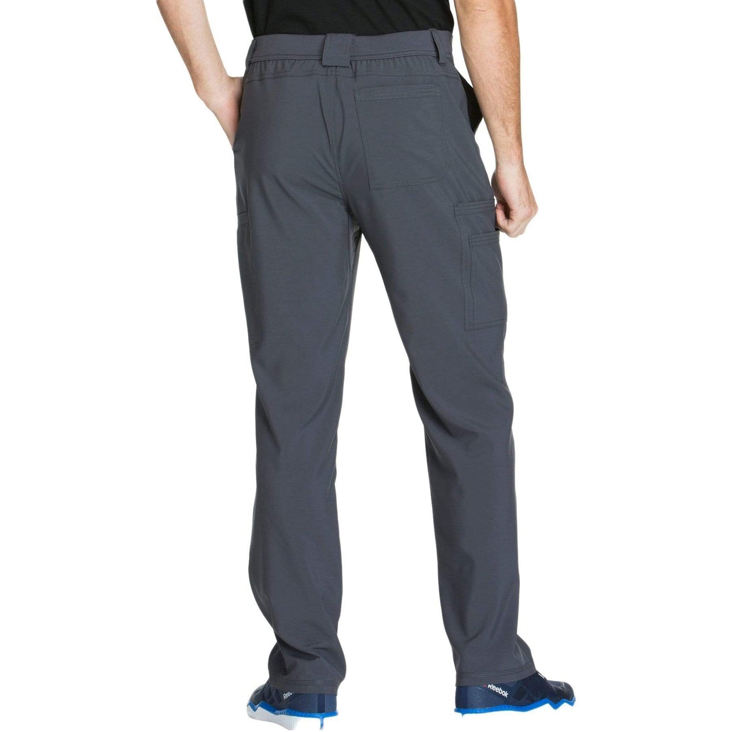 Cherokee Scrubs Pants Cherokee Infinity CK200A Scrubs Pants Mens Fly Front Pewter