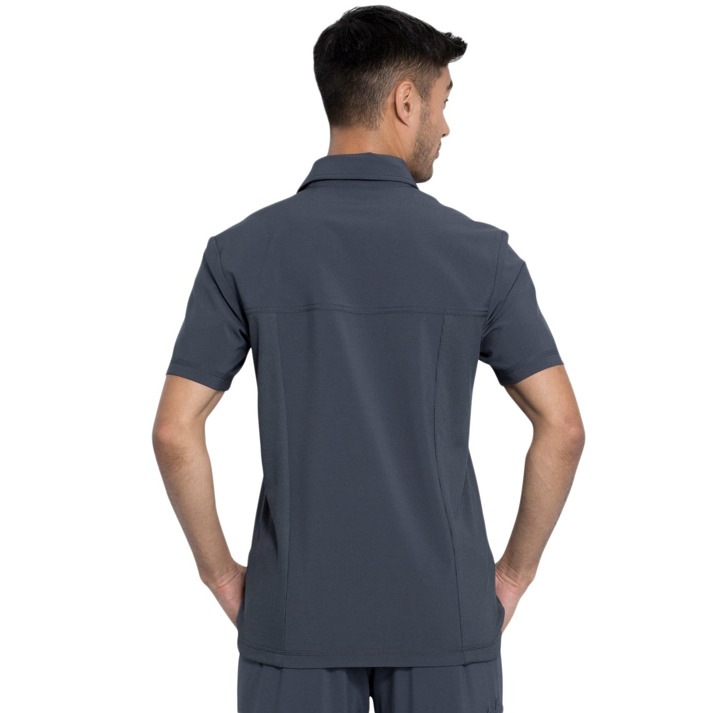 Infinity CK825A Scrubs Top Men Pewter